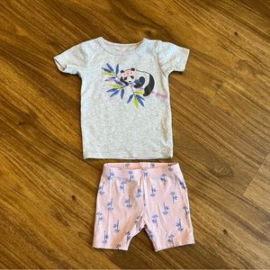 4 for $10 🌈 Carter's Panda Pajama Set